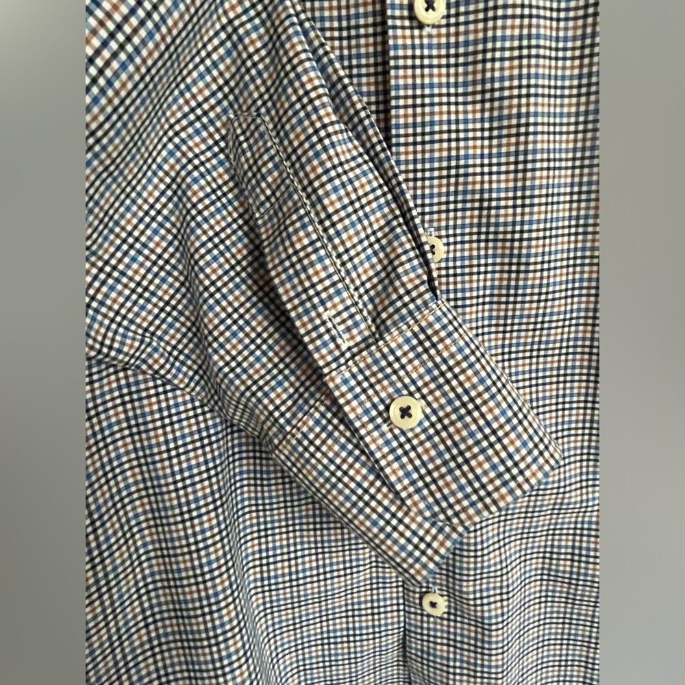 Peter Millar Button Down Ls Large - image 5